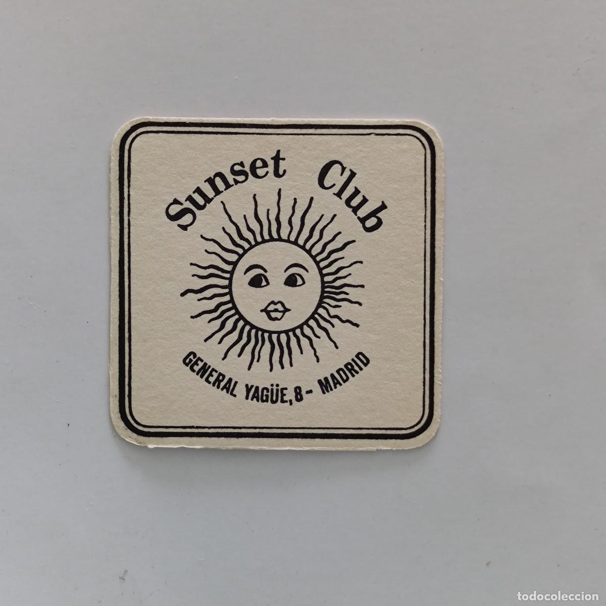 Otros Art&iacute;culos de Coleccionismo en Papel: POSAVASOS - MADRID - SUNSET CLUB - SOL