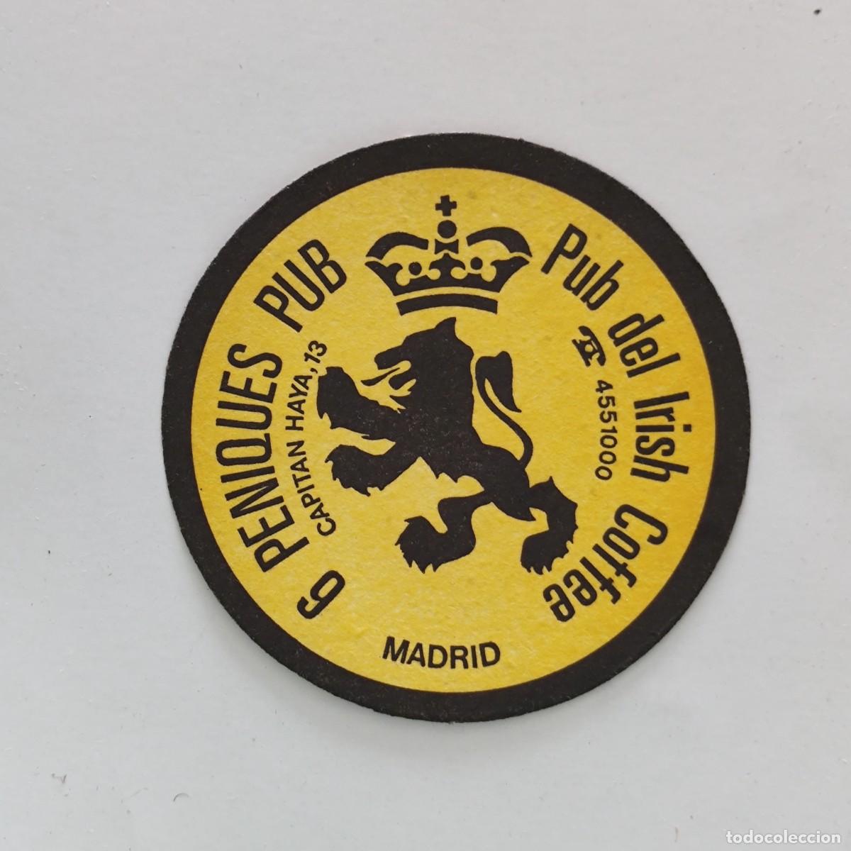Otros Art&iacute;culos de Coleccionismo en Papel: POSAVASOS - MADRID - SEIS PENIQUES PUB - LEON