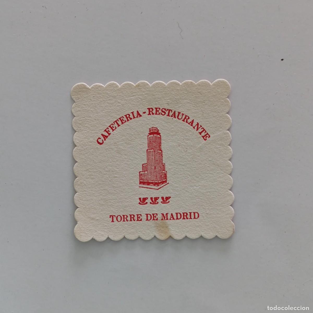 Otros Art&iacute;culos de Coleccionismo en Papel: POSAVASOS - MADRID - TORRE DE MADRID - CAFETERIA RESTAURANTE - EDIFICIO