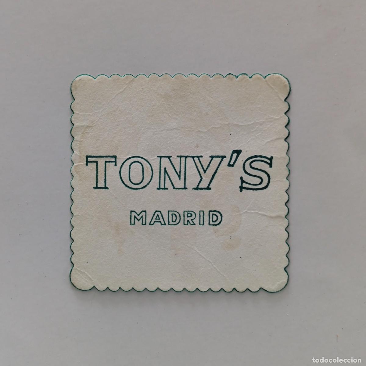 Otros Art&iacute;culos de Coleccionismo en Papel: POSAVASOS - MADRID - TONY'S