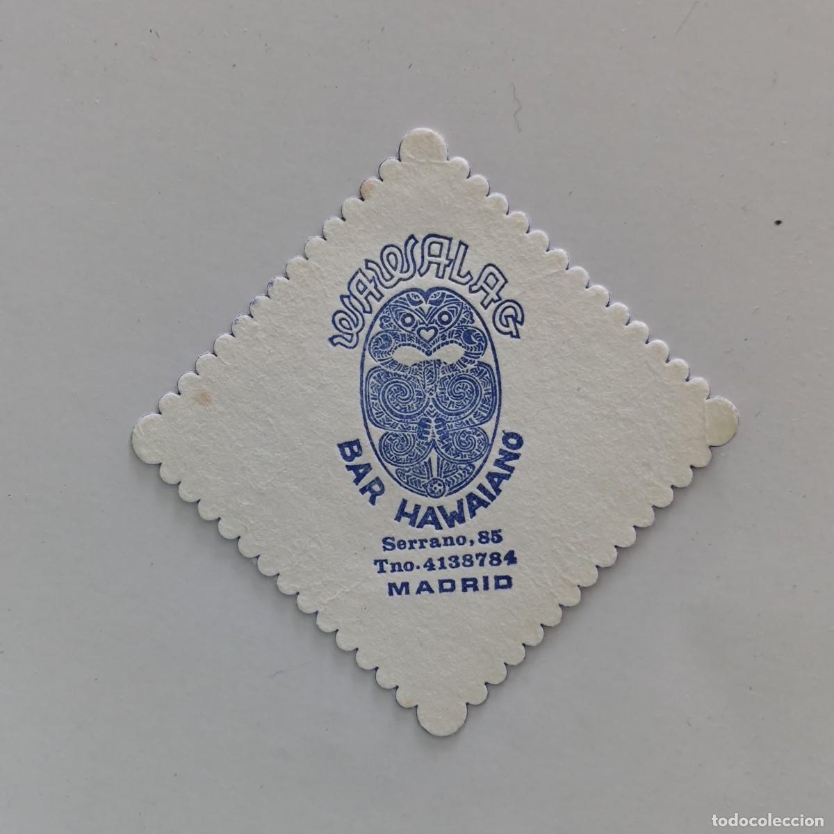 Otros Art&iacute;culos de Coleccionismo en Papel: POSAVASOS - MADRID - WAWALAG - BAR HAWAIANO