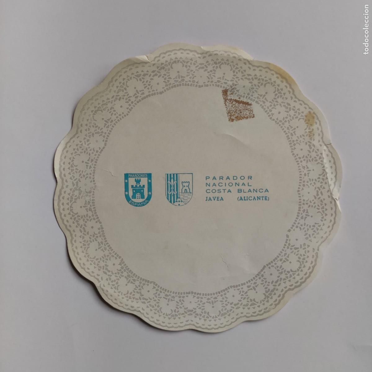 Otros Art&iacute;culos de Coleccionismo en Papel: POSAVASOS PAPEL - ALICANTE / JAVEA - PARADOR NACIONAL COSTA BLANCA - DIAMETRO 13,5 CM