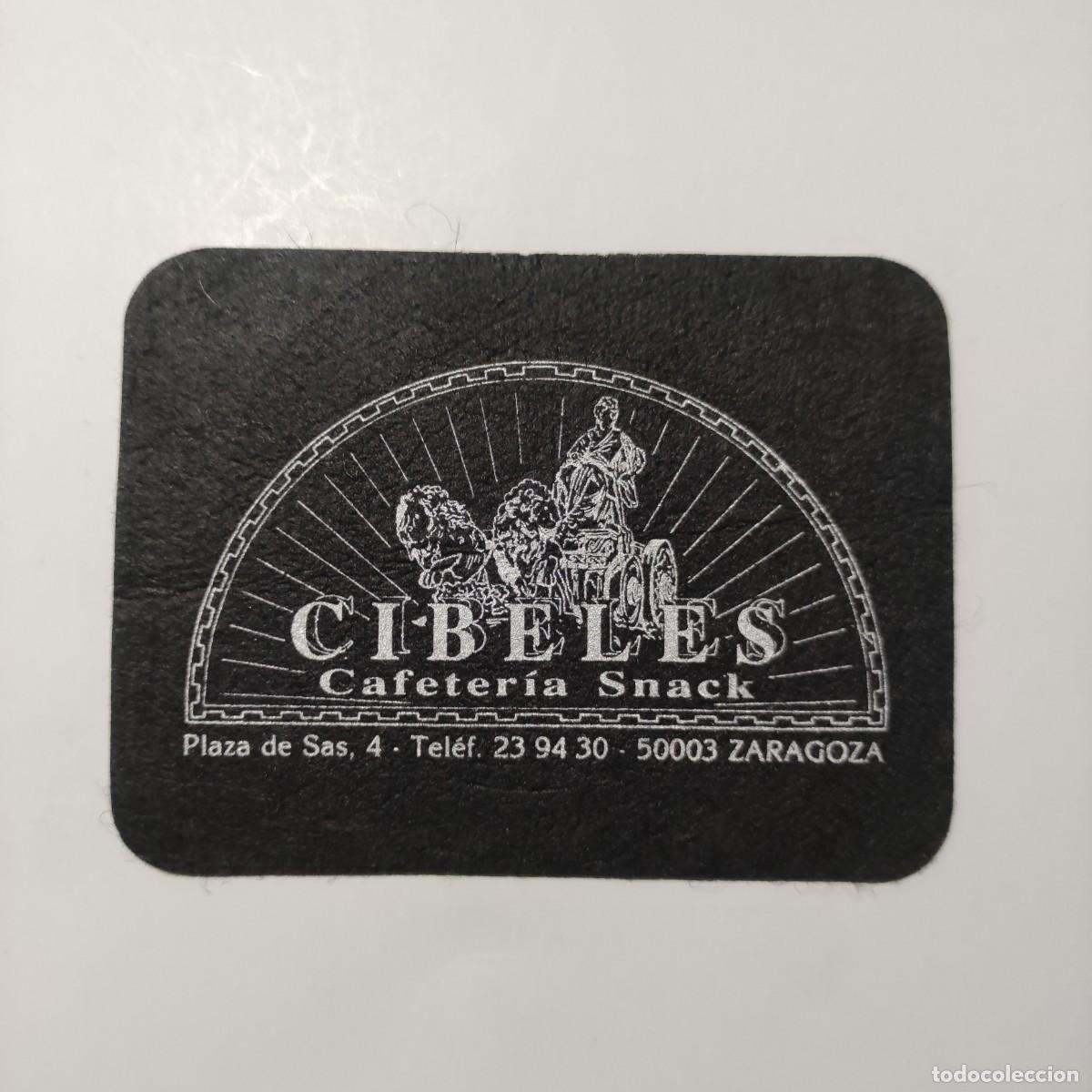 Otros Art&iacute;culos de Coleccionismo en Papel: POSAVASOS - ZARAGOZA - CIBELES CAFETERIA SNACK - MITOLOGIA FUENTE LEON FAUNA MADRID