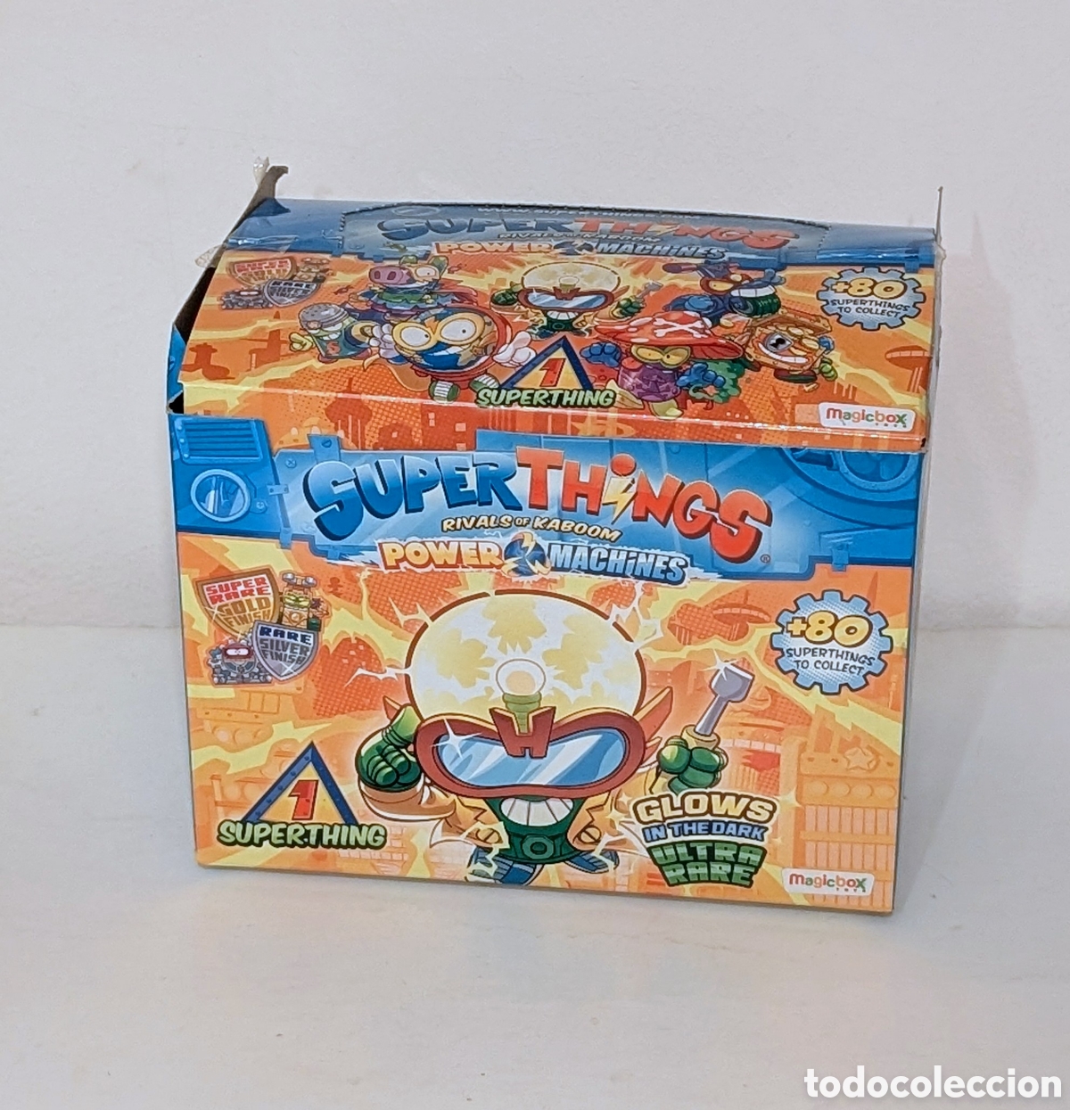 Otros Art&iacute;culos de Coleccionismo en Papel: Caja vac&iacute;a SuperThings Rivals of Kaboom: Power Machines&nbsp;serie 7.&nbsp; Super Zings