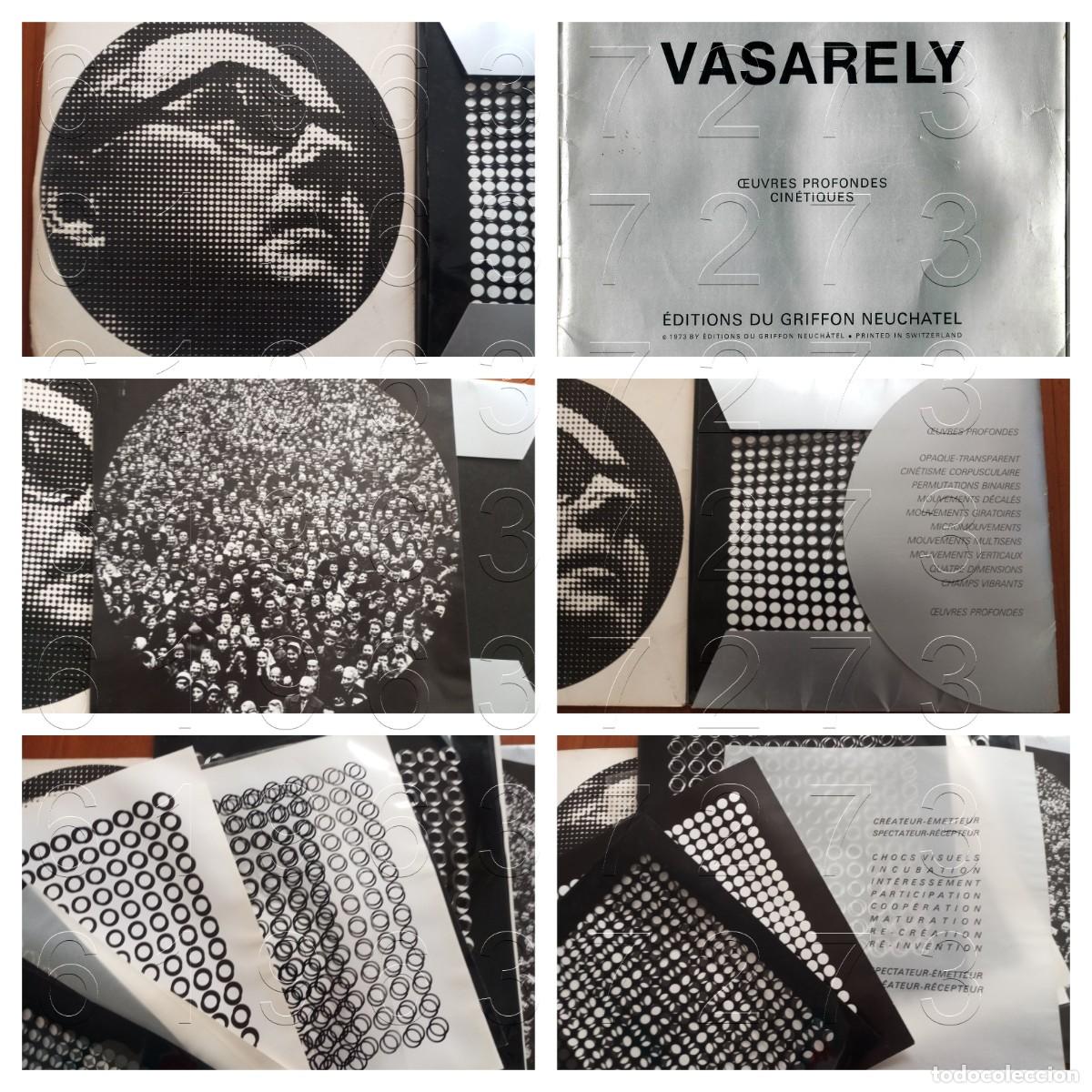 Otros Art&iacute;culos de Coleccionismo en Papel: VICTOR VASARELY OEUVRES PROFONDES CINETIQUES 16 SERIGRAFIAS EN CARPETA 1973 27X27 LG27