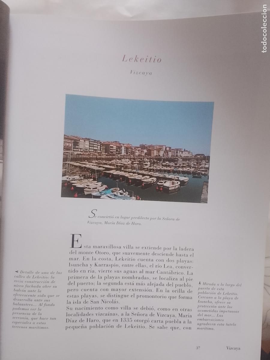 Otros Art&iacute;culos de Coleccionismo en Papel: INFORMACION GRAFICA 2 HOJAS - HISTORIA Y FOTOS A COLOR DE - VIZCAYA - LEKEITO