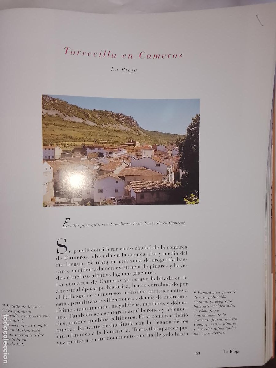 Otros Art&iacute;culos de Coleccionismo en Papel: INFORMACION GRAFICA 2 HOJAS - HISTORIA Y FOTOS A COLOR DE - LA RIOJA - TORRECILLA EN CAMEROS