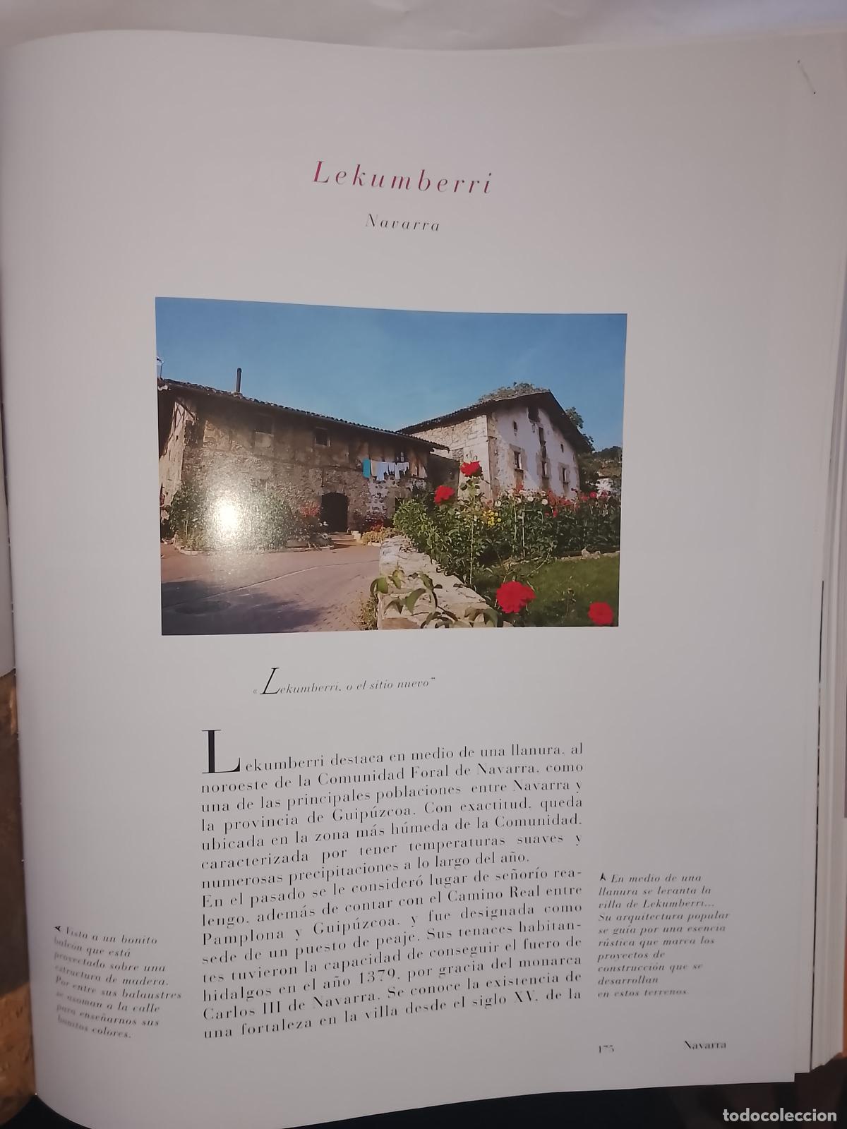 Otros Art&iacute;culos de Coleccionismo en Papel: INFORMACION GRAFICA 2 HOJAS - HISTORIA Y FOTOS A COLOR DE - NAVARRA - LEKUMBERRI