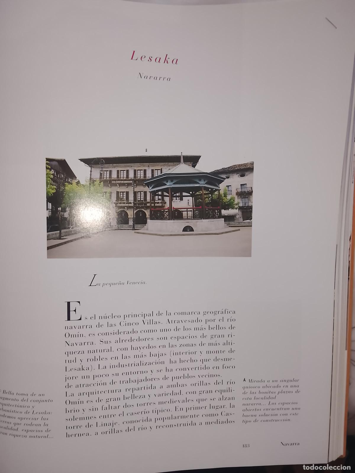 Otros Art&iacute;culos de Coleccionismo en Papel: INFORMACION GRAFICA 2 HOJAS - HISTORIA Y FOTOS A COLOR DE - NAVARRA - LESAKA