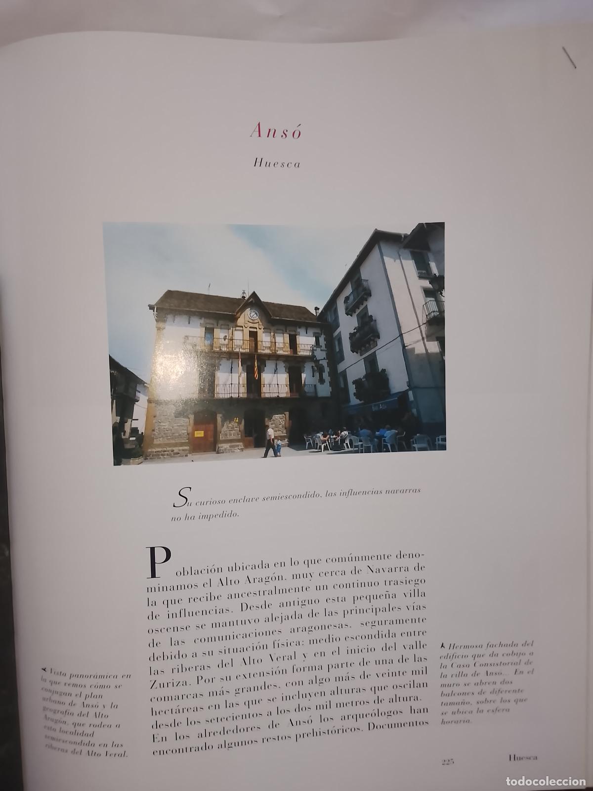 Otros Art&iacute;culos de Coleccionismo en Papel: INFORMACION GRAFICA 2 HOJAS - HISTORIA Y FOTOS A COLOR DE - HUESCA - ANS&Oacute;