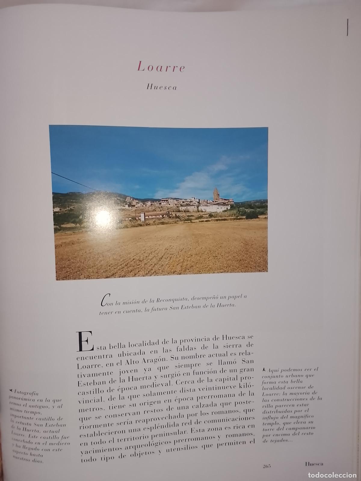 Otros Art&iacute;culos de Coleccionismo en Papel: INFORMACION GRAFICA 2 HOJAS - HISTORIA Y FOTOS A COLOR DE - HUESCA - LOARRE