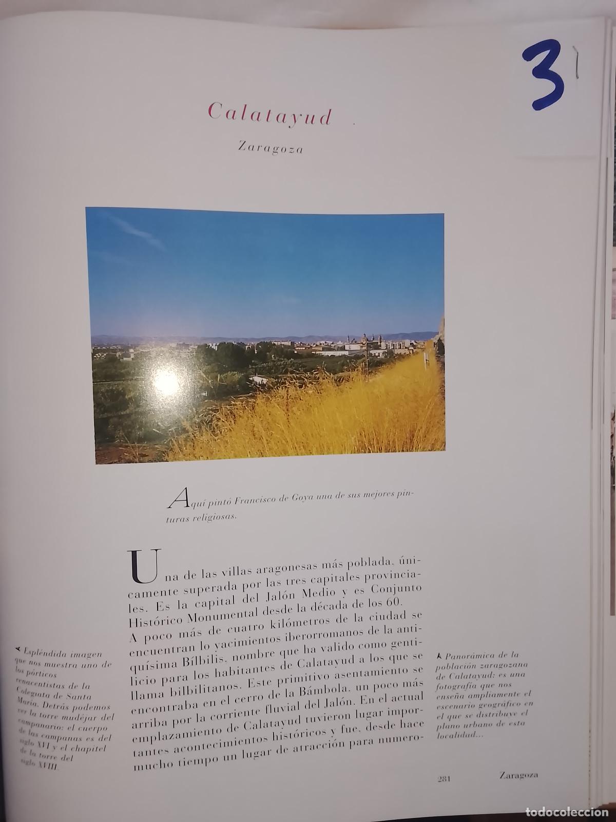 Otros Art&iacute;culos de Coleccionismo en Papel: INFORMACION GRAFICA 3 HOJAS - HISTORIA Y FOTOS A COLOR DE - ZARAGOZA - CALATAYUD
