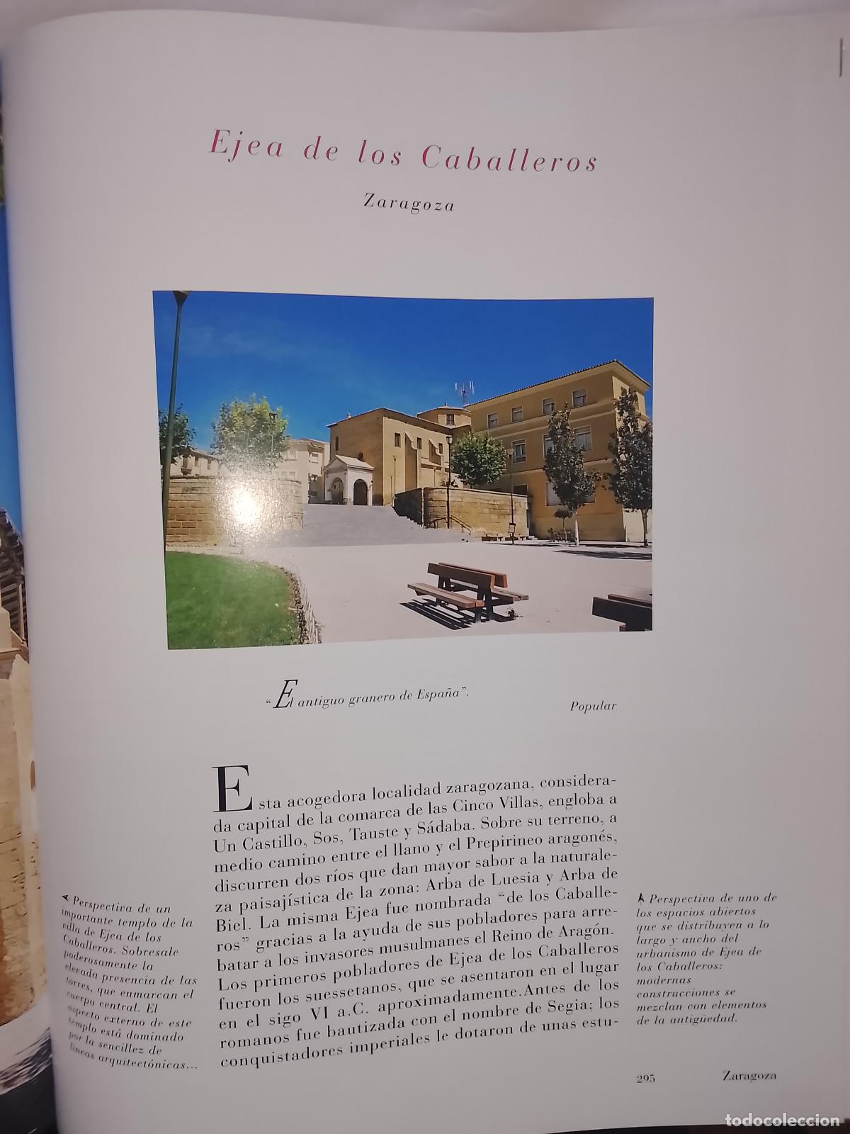 Otros Art&iacute;culos de Coleccionismo en Papel: INFORMACION GRAFICA 2 HOJAS - HISTORIA Y FOTOS A COLOR DE - ZARAGOZA - EJEA DE LOS CABALLEROS