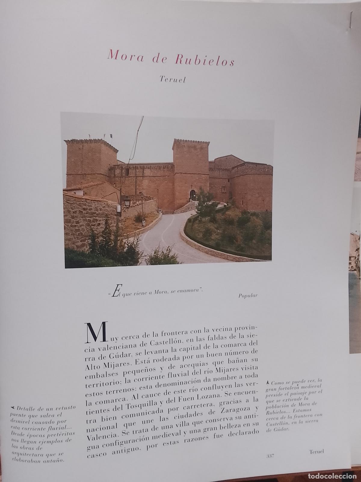 Otros Art&iacute;culos de Coleccionismo en Papel: INFORMACION GRAFICA 2 HOJAS - HISTORIA Y FOTOS A COLOR DE - TERUEL - MORA DE RUBIELOS