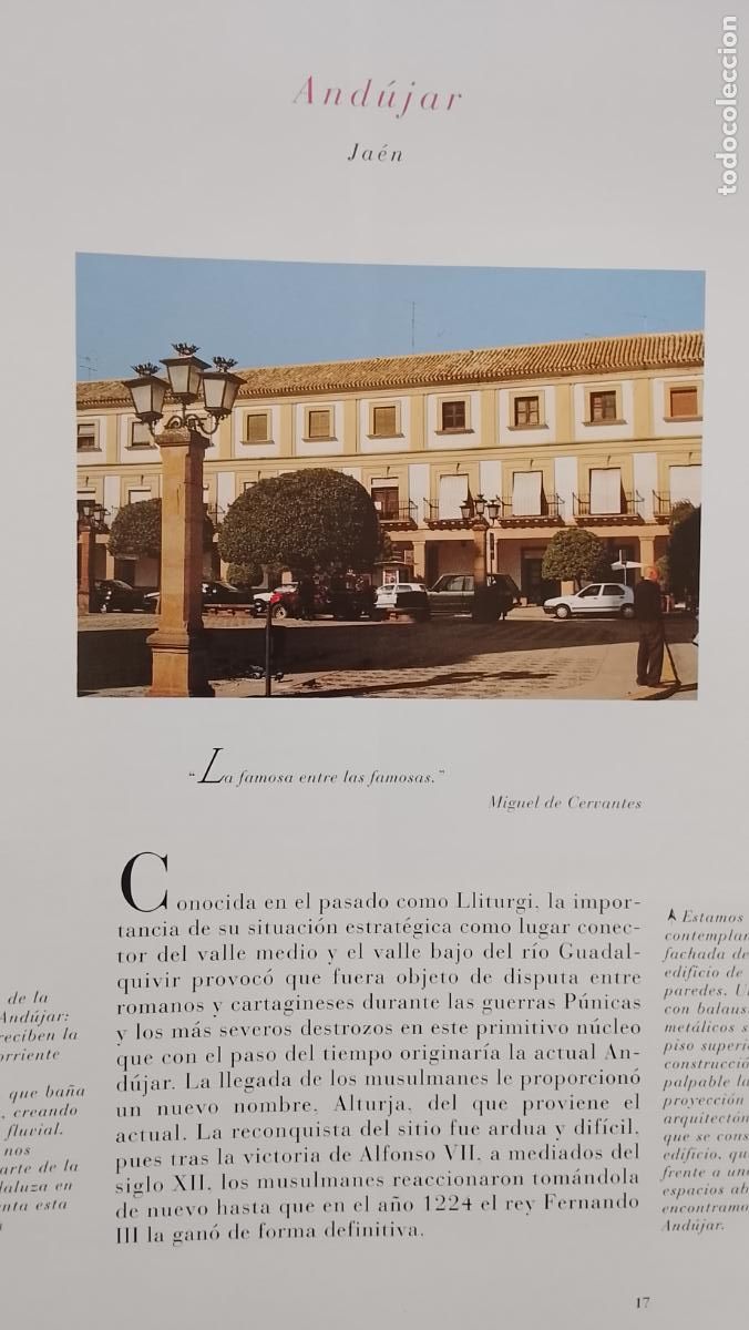 Outros artigos de papel: INFORMACION GRAFICA 2 HOJAS - HISTORIA Y FOTOS A COLOR DE - JAEN - ANDUJAR