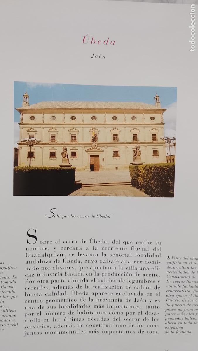 Outros artigos de papel: INFORMACION GRAFICA 3 HOJAS - HISTORIA Y FOTOS A COLOR DE - JAEN - UBEDA