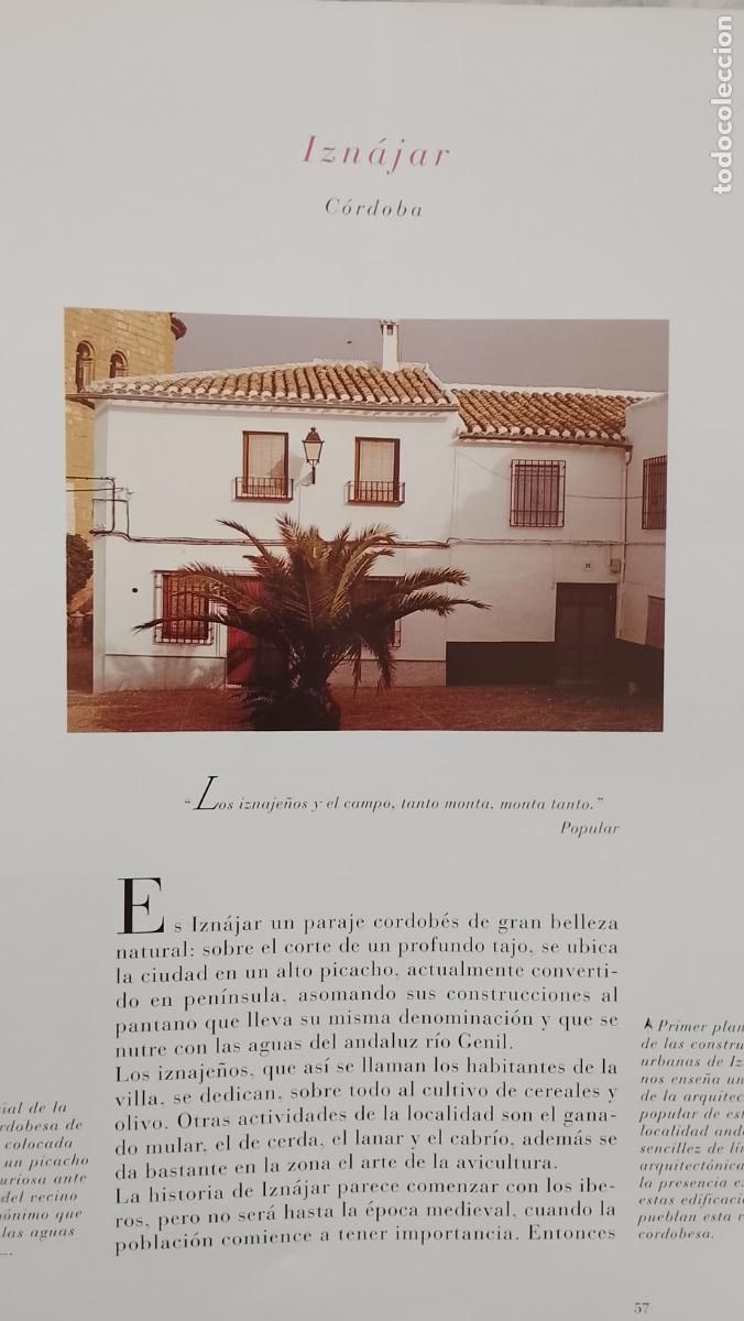 Outros artigos de papel: INFORMACION GRAFICA 2 HOJAS - HISTORIA Y FOTOS A COLOR DE - CORDOBA - IZNAJAR