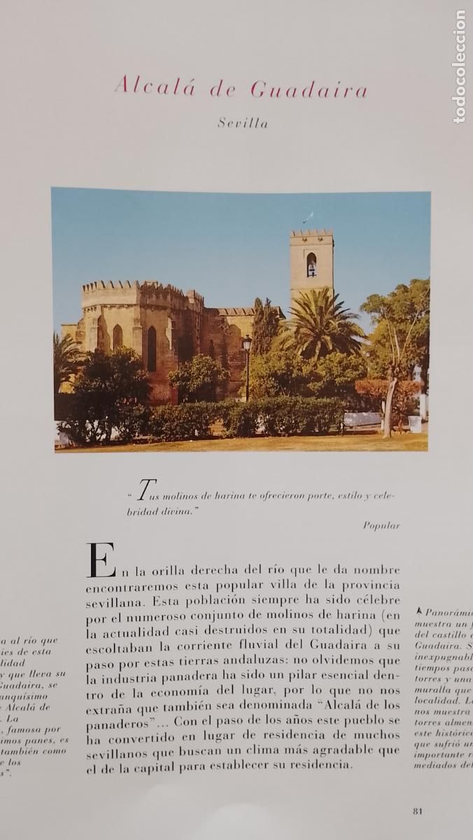 Outros artigos de papel: INFORMACION GRAFICA 2 HOJAS - HISTORIA Y FOTOS A COLOR DE - SEVILLA - ALCALA DE GUADAIRA