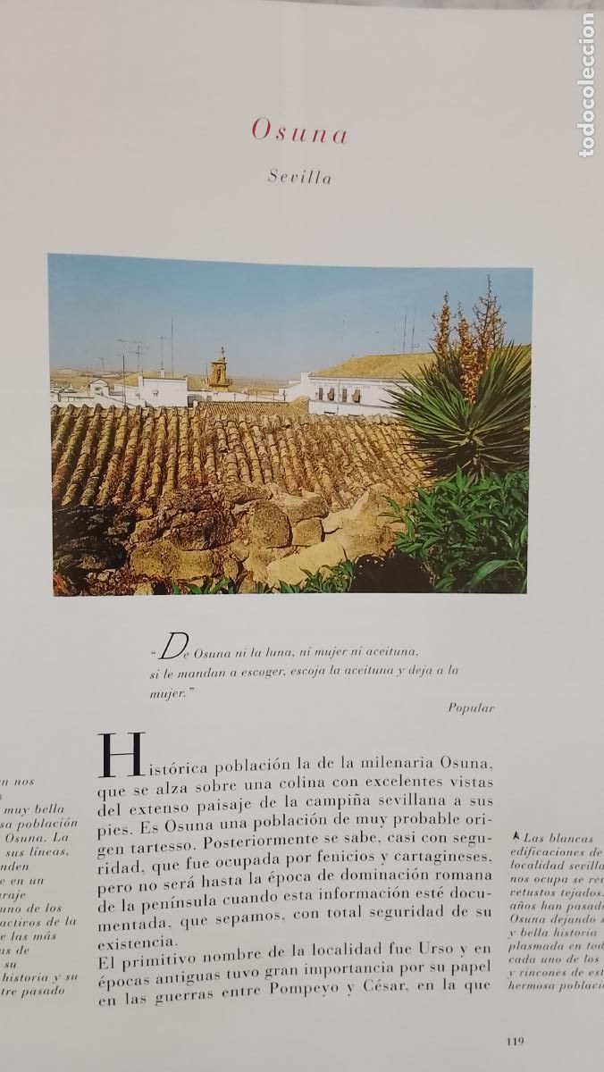 Otros Art&iacute;culos de Coleccionismo en Papel: INFORMACION GRAFICA 2 HOJAS - HISTORIA Y FOTOS A COLOR DE - SEVILLA - OSUNA