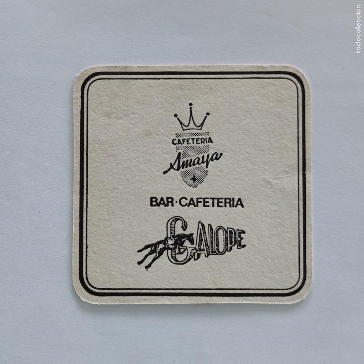Otros Art&iacute;culos de Coleccionismo en Papel: POSAVASOS - BIZKAIA / BILBAO ? - CAFETERIA AMAYA / BAR CAFETERIA GALOPE - CABALLO