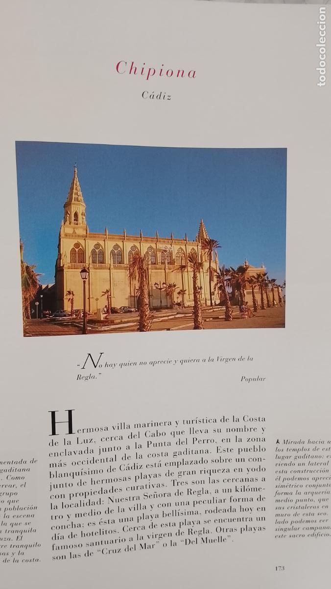 Otros Art&iacute;culos de Coleccionismo en Papel: INFORMACION GRAFICA 2 HOJAS - HISTORIA Y FOTOS A COLOR DE - CADIZ - CHIPIONA