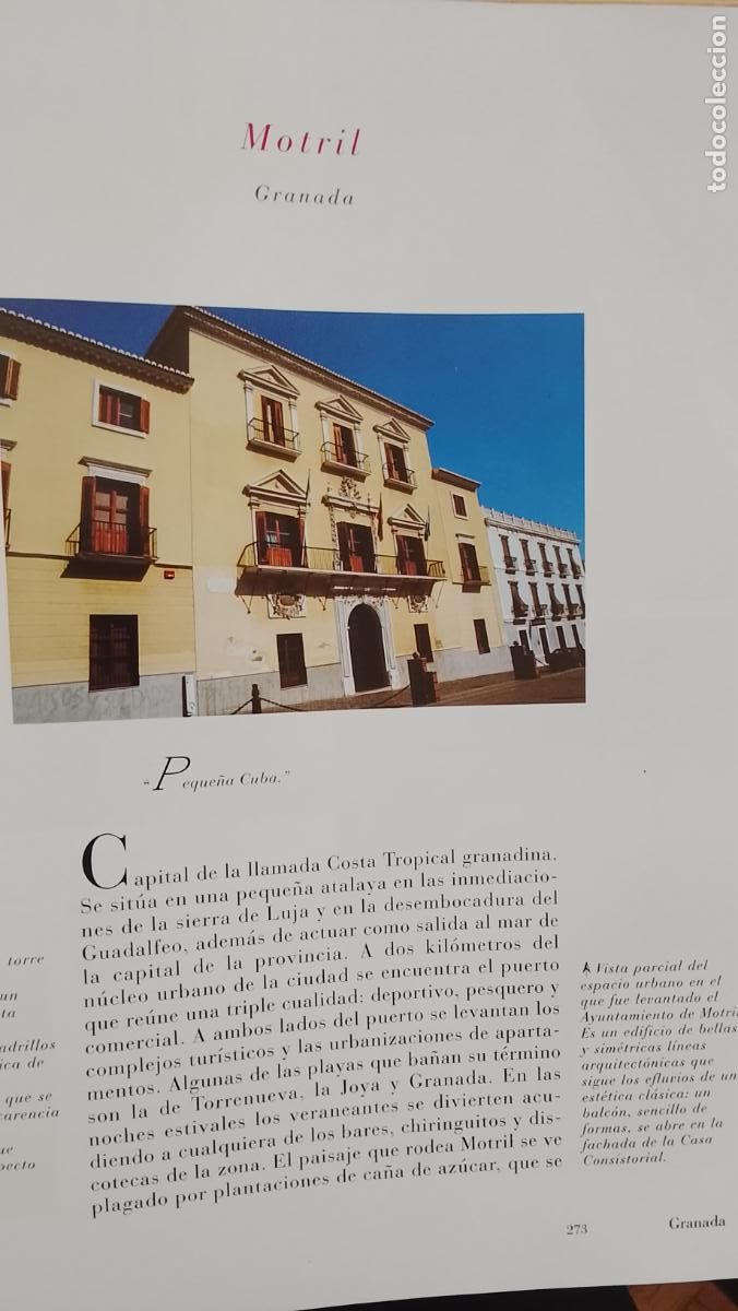 Otros Art&iacute;culos de Coleccionismo en Papel: INFORMACION GRAFICA 2 HOJAS - HISTORIA Y FOTOS A COLOR DE - GRANADA - MOTRIL