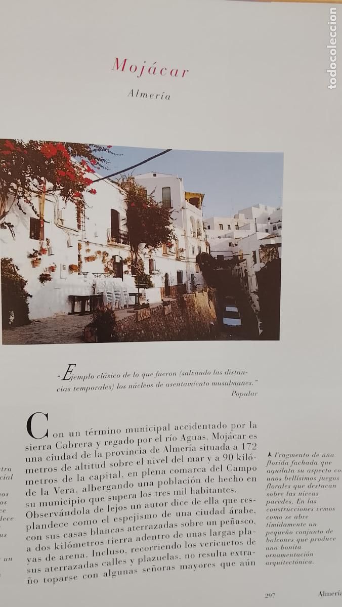 Otros Art&iacute;culos de Coleccionismo en Papel: INFORMACION GRAFICA 2 HOJAS - HISTORIA Y FOTOS A COLOR DE - ALMERIA - MOJACAR