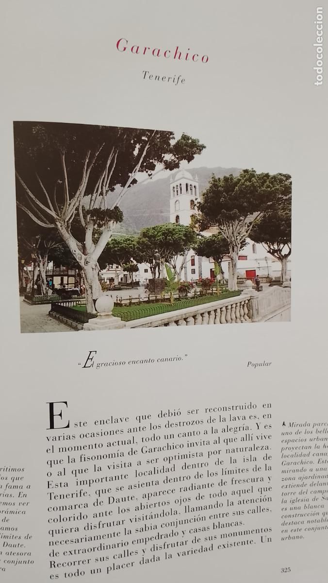 Otros Art&iacute;culos de Coleccionismo en Papel: INFORMACION GRAFICA 2 HOJAS - HISTORIA Y FOTOS A COLOR DE - TENERIFE - CARACHICO