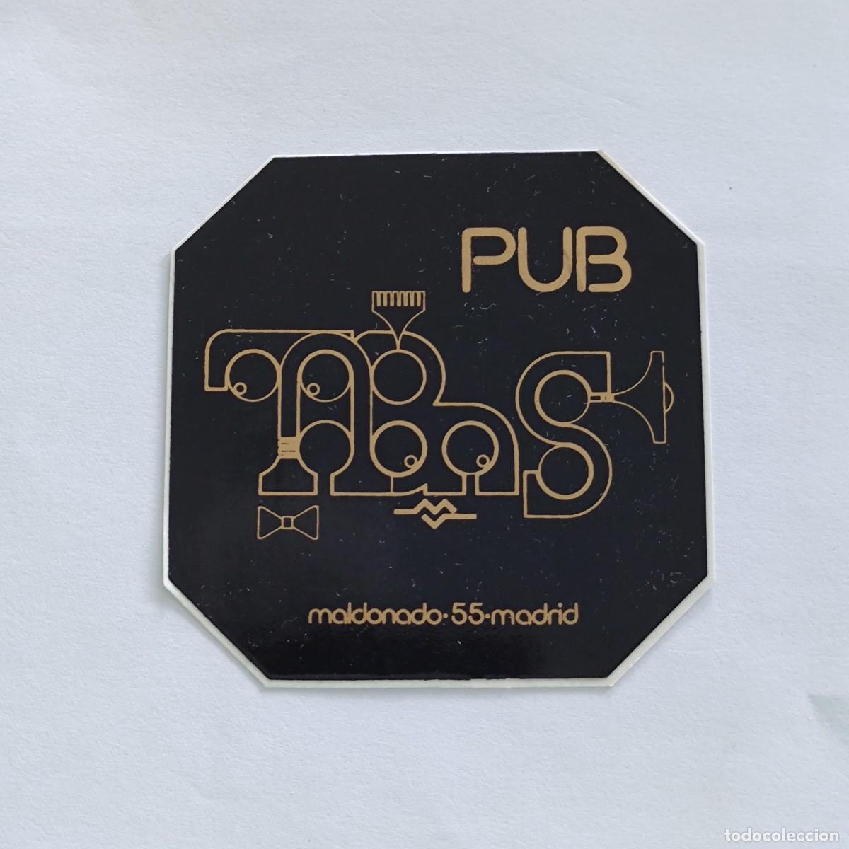Otros Art&iacute;culos de Coleccionismo en Papel: PEGATINA ADHESIVO - PUB TUBAS ? - MALDONADO 55 MADRID - MUSICA