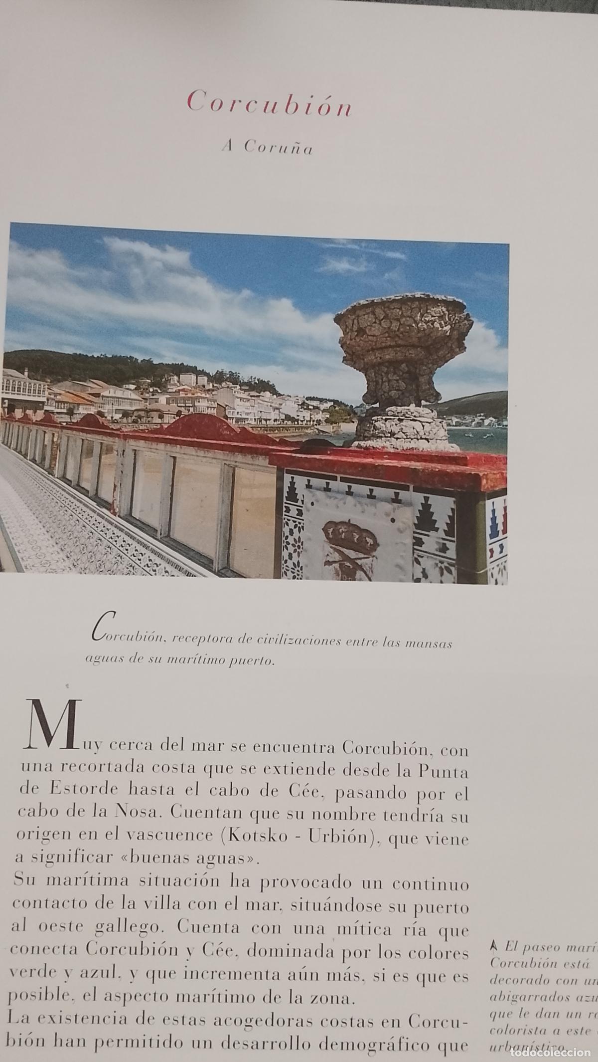Otros Art&iacute;culos de Coleccionismo en Papel: INFORMACION GRAFICA 2 HOJAS - HISTORIA Y FOTOS A COLOR DE - A CORU&Ntilde;A - CORCUBION