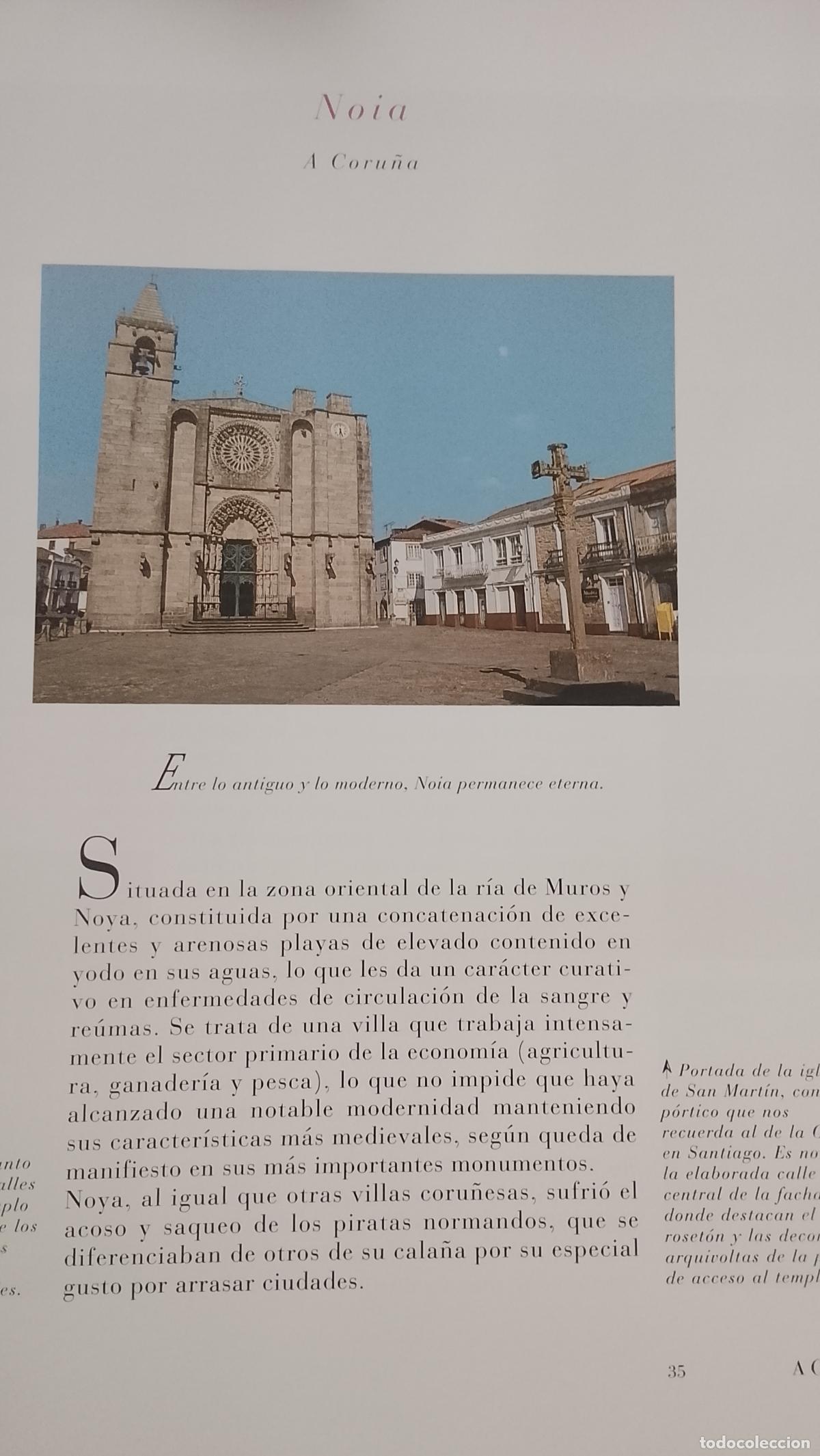 Otros Art&iacute;culos de Coleccionismo en Papel: INFORMACION GRAFICA 2 HOJAS - HISTORIA Y FOTOS A COLOR DE - A CORU&Ntilde;A - NOIA
