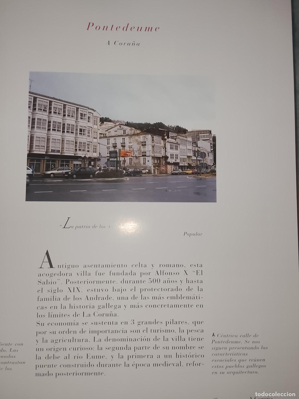 Otros Art&iacute;culos de Coleccionismo en Papel: INFORMACION GRAFICA 3 HOJAS - HISTORIA Y FOTOS A COLOR DE - A CORU&Ntilde;A - PONTEDEUME