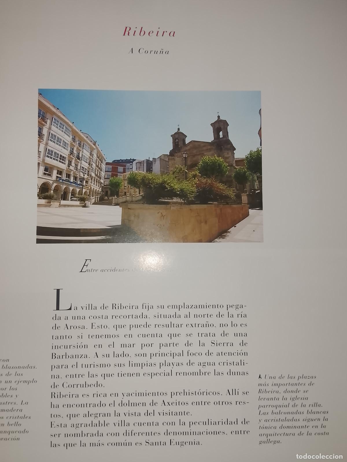 Otros Art&iacute;culos de Coleccionismo en Papel: INFORMACION GRAFICA 2 HOJAS - HISTORIA Y FOTOS A COLOR DE - A CORU&Ntilde;A - RIBERIRA