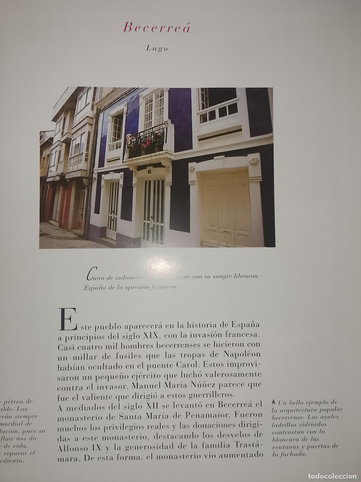 Otros Art&iacute;culos de Coleccionismo en Papel: INFORMACION GRAFICA 2 HOJAS - HISTORIA Y FOTOS A COLOR DE - LUGO - BECERREA