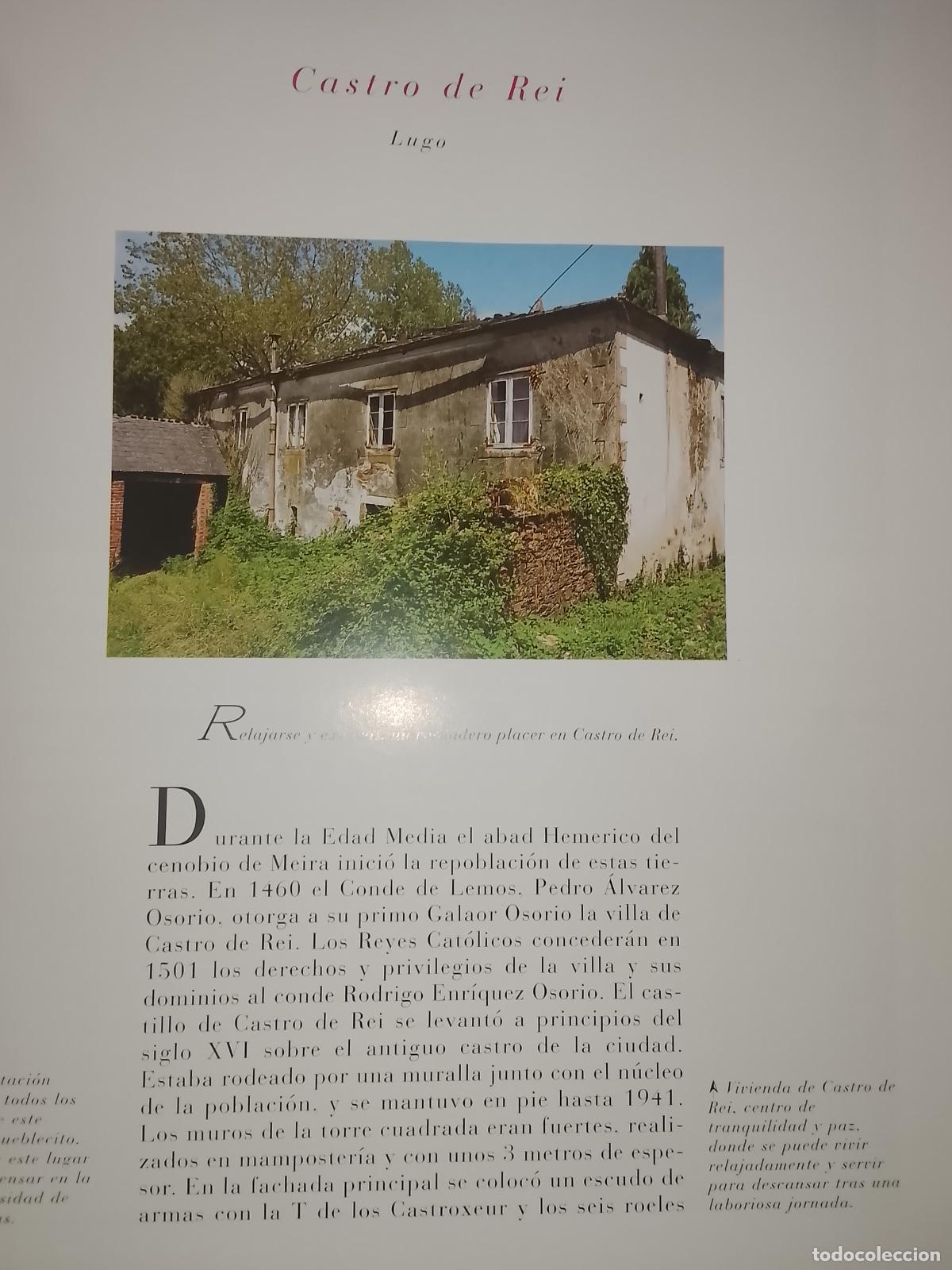 Otros Art&iacute;culos de Coleccionismo en Papel: INFORMACION GRAFICA 2 HOJAS - HISTORIA Y FOTOS A COLOR DE - LUGO - CASTRO DE REI