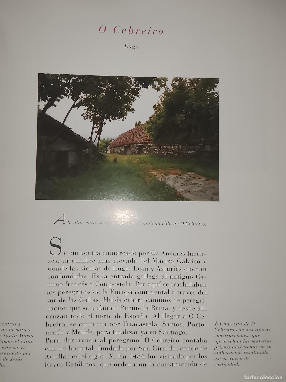 Otros Art&iacute;culos de Coleccionismo en Papel: INFORMACION GRAFICA 2 HOJAS - HISTORIA Y FOTOS A COLOR DE - LUGO - O CEBREIRO