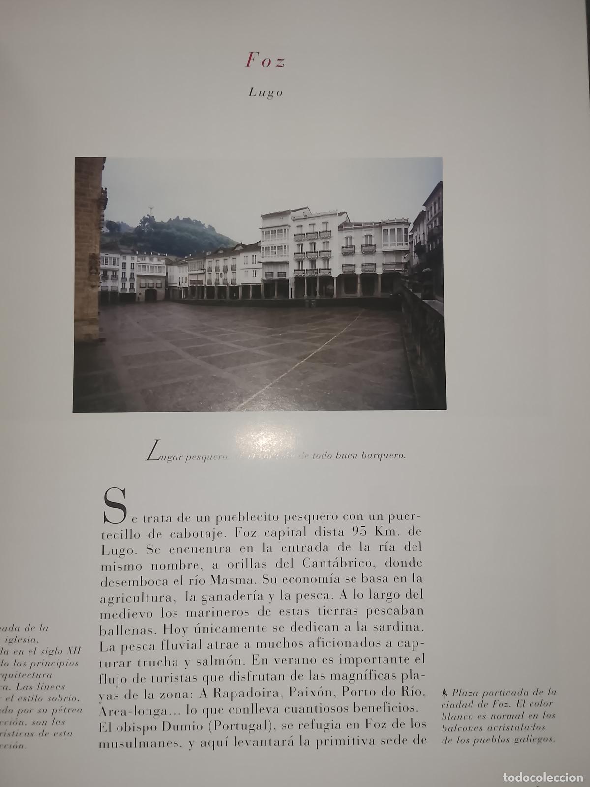 Collectionnisme Papier divers: INFORMACION GRAFICA 2 HOJAS - HISTORIA Y FOTOS A COLOR DE - LUGO - FOZ