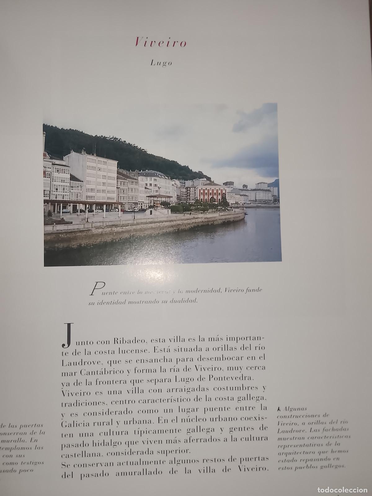 Otros Art&iacute;culos de Coleccionismo en Papel: INFORMACION GRAFICA 2 HOJAS - HISTORIA Y FOTOS A COLOR DE - LUGO - VIVEIRO