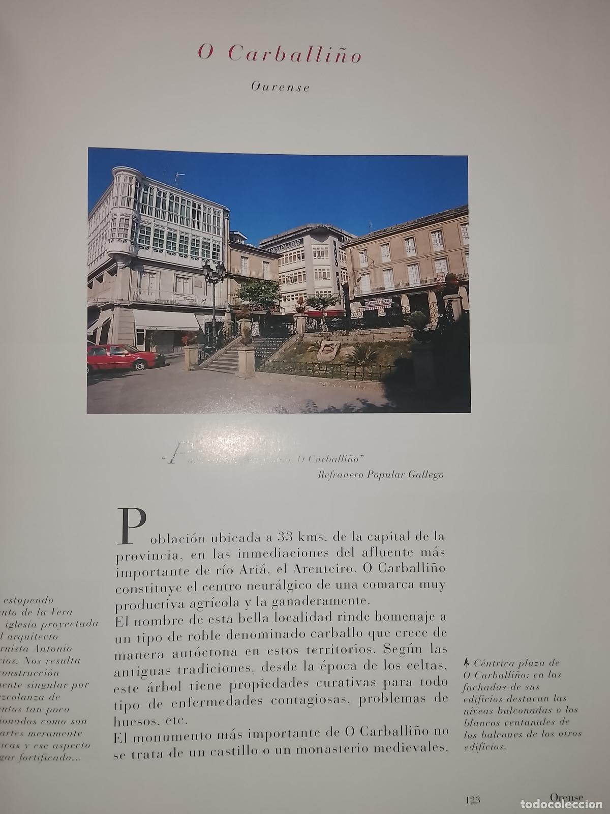 Otros Art&iacute;culos de Coleccionismo en Papel: INFORMACION GRAFICA 2 HOJAS - HISTORIA Y FOTOS A COLOR DE - OURENSE ORENSE - O CARBALLI&Ntilde;O