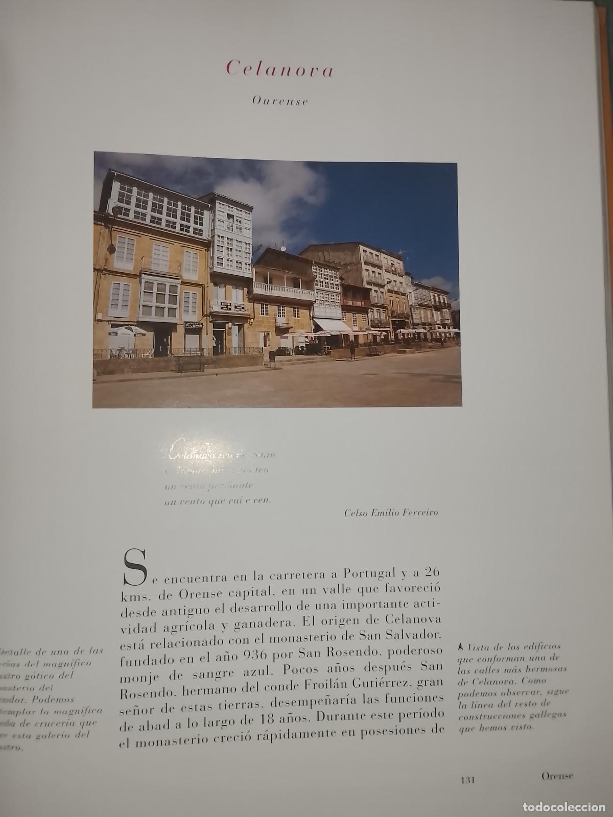 Otros Art&iacute;culos de Coleccionismo en Papel: INFORMACION GRAFICA 3 HOJAS - HISTORIA Y FOTOS A COLOR DE - OURENSE ORENSE - CELANOVA