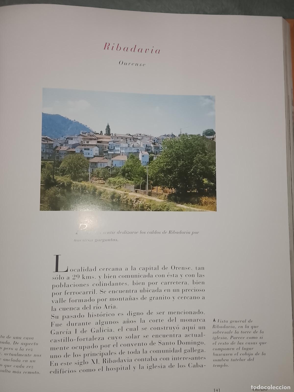 Otros Art&iacute;culos de Coleccionismo en Papel: INFORMACION GRAFICA 3 HOJAS - HISTORIA Y FOTOS A COLOR DE - OURENSE ORENSE - RIBADAVIA