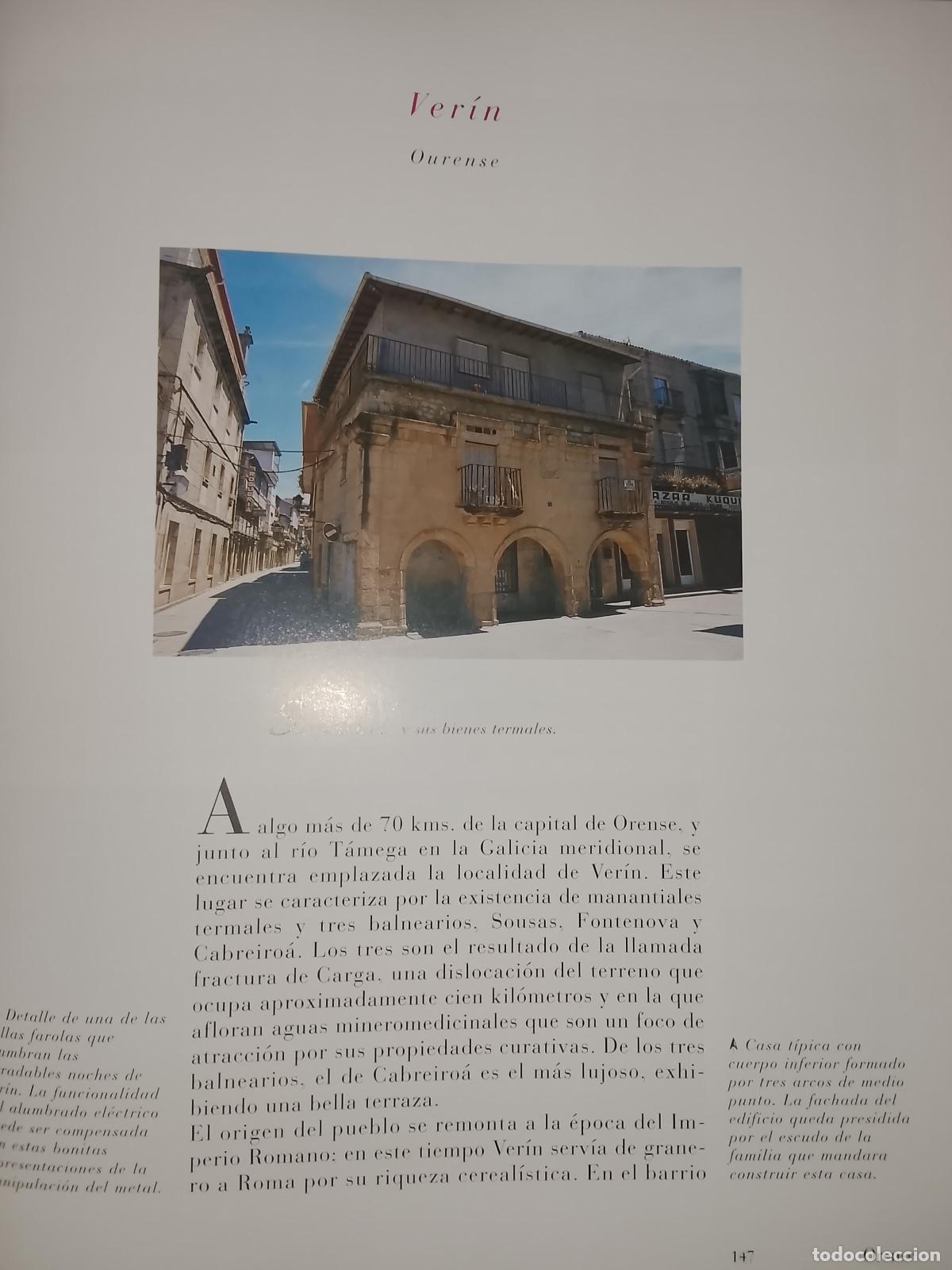 Otros Art&iacute;culos de Coleccionismo en Papel: INFORMACION GRAFICA 2 HOJAS - HISTORIA Y FOTOS A COLOR DE - OURENSE ORENSE - VERIN
