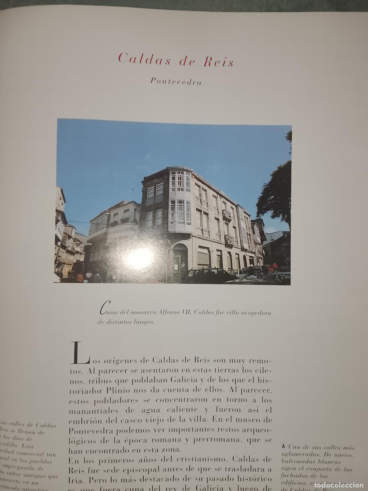 Otros Art&iacute;culos de Coleccionismo en Papel: INFORMACION GRAFICA 2 HOJAS - HISTORIA Y FOTOS A COLOR DE - PONTEVEDRA - CALDAS DE REIS
