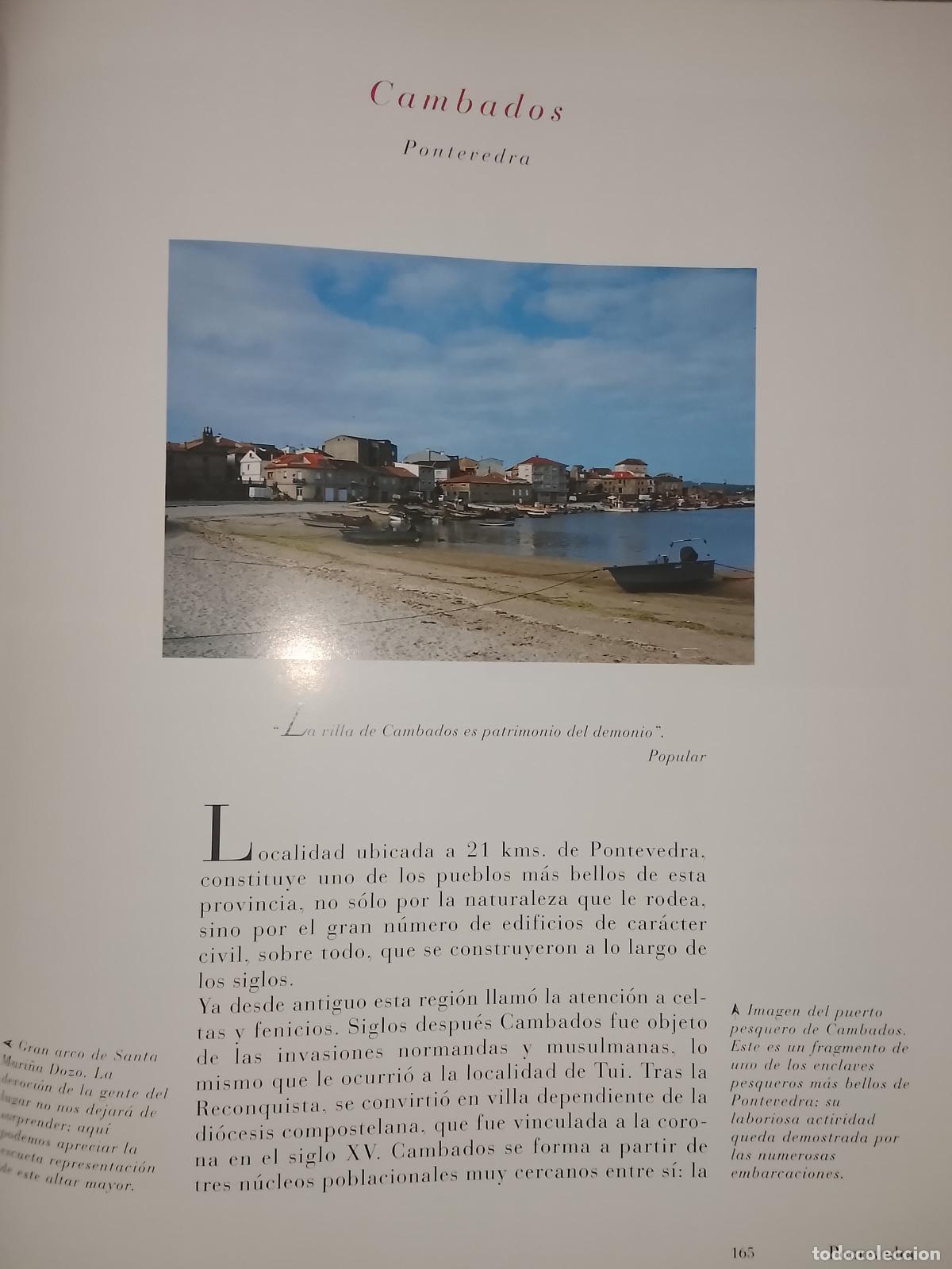 Paper Collecting Others: INFORMACION GRAFICA 3 HOJAS - HISTORIA Y FOTOS A COLOR DE - PONTEVEDRA - CAMBADOS
