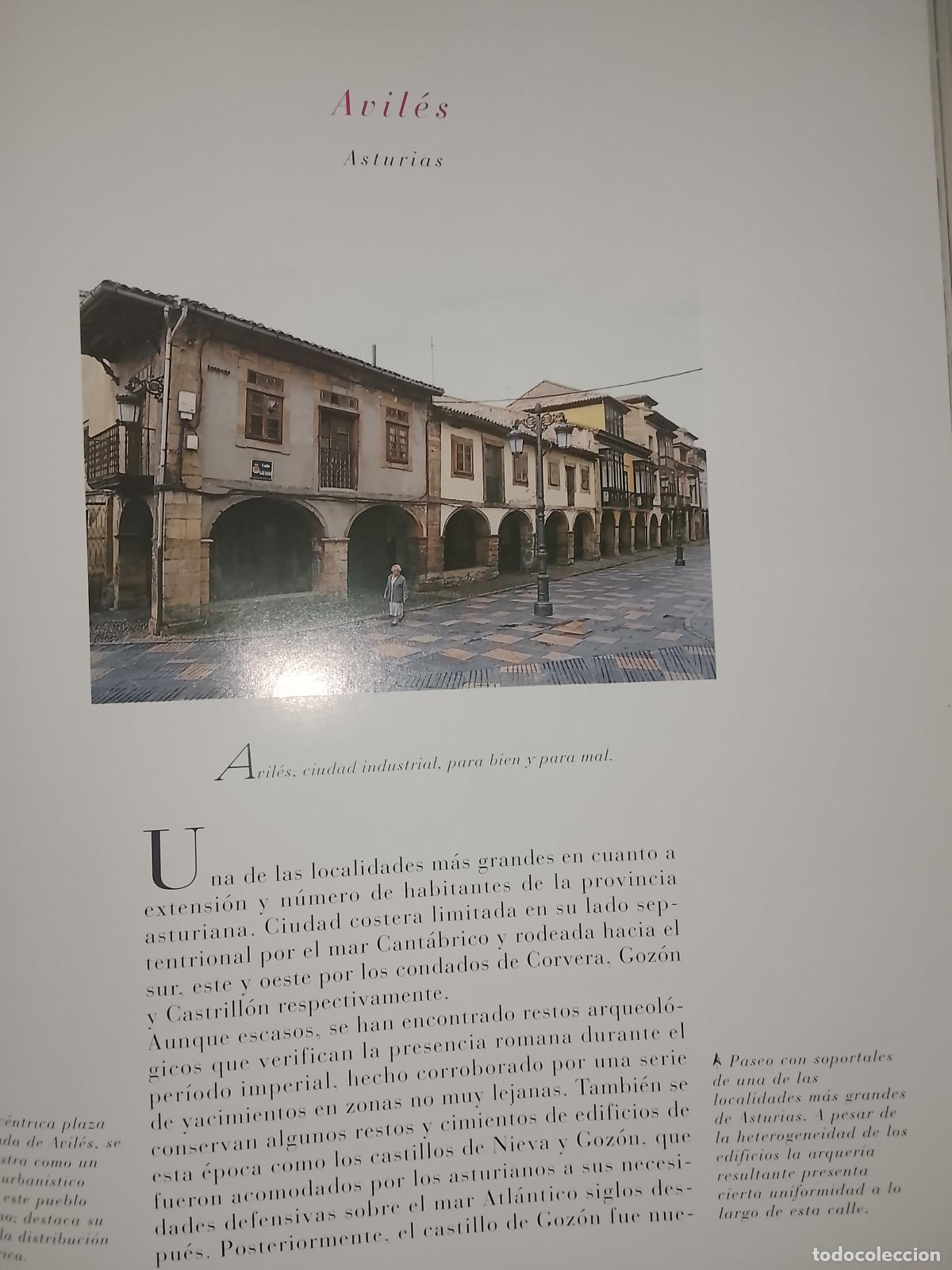 Paper Collecting Others: INFORMACION GRAFICA 3 HOJAS - HISTORIA Y FOTOS A COLOR DE - ASTURIAS - AVILES