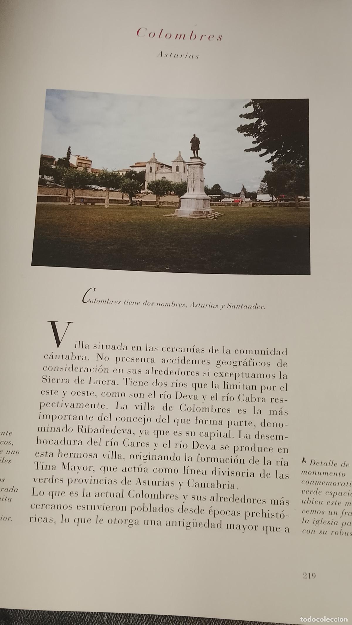 Otros Art&iacute;culos de Coleccionismo en Papel: INFORMACION GRAFICA 2 HOJAS - HISTORIA Y FOTOS A COLOR DE - ASTURIAS - COLOMBRES