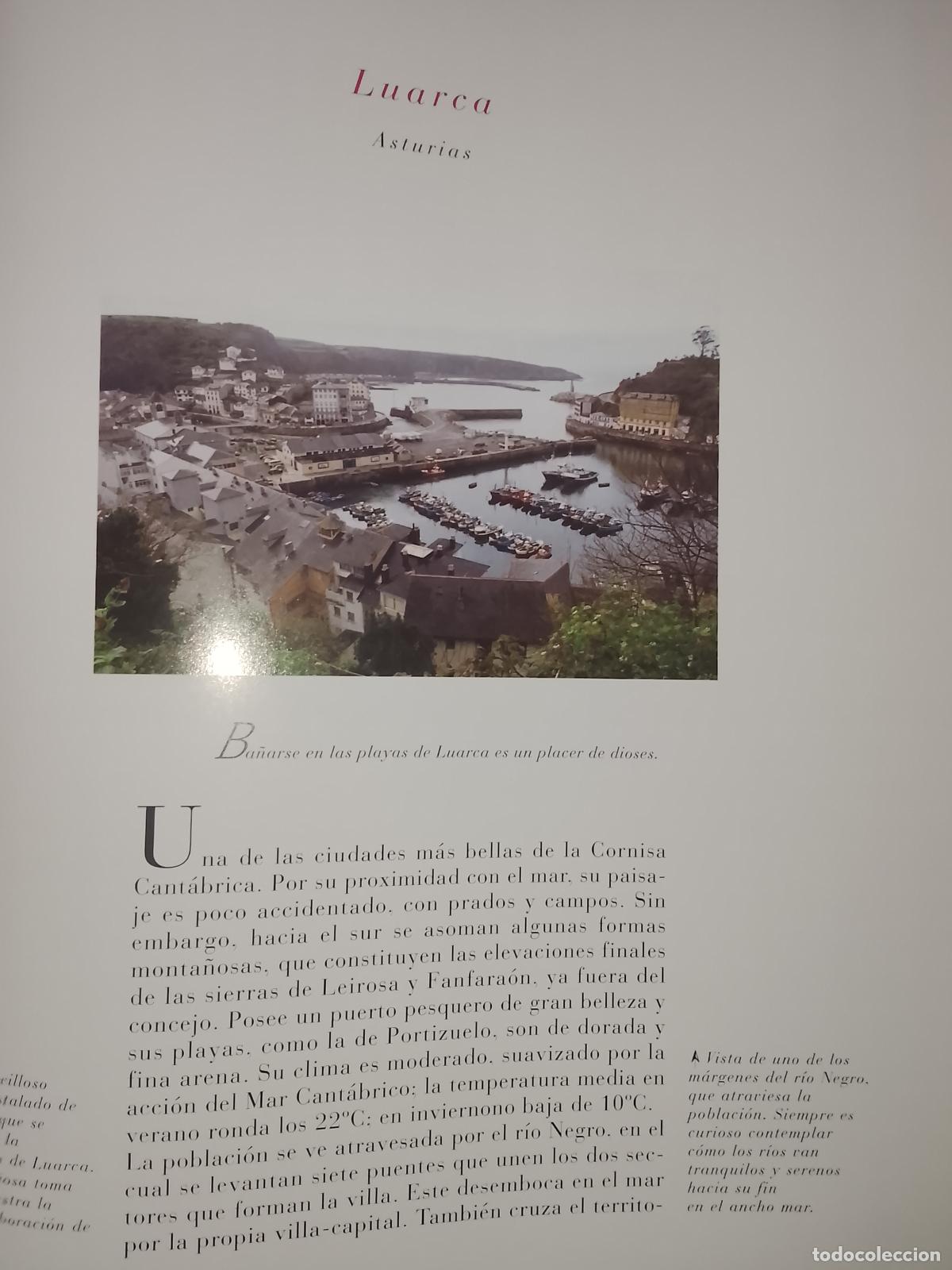Otros Art&iacute;culos de Coleccionismo en Papel: INFORMACION GRAFICA 3 HOJAS - HISTORIA Y FOTOS A COLOR DE - ASTURIAS - LUARCA