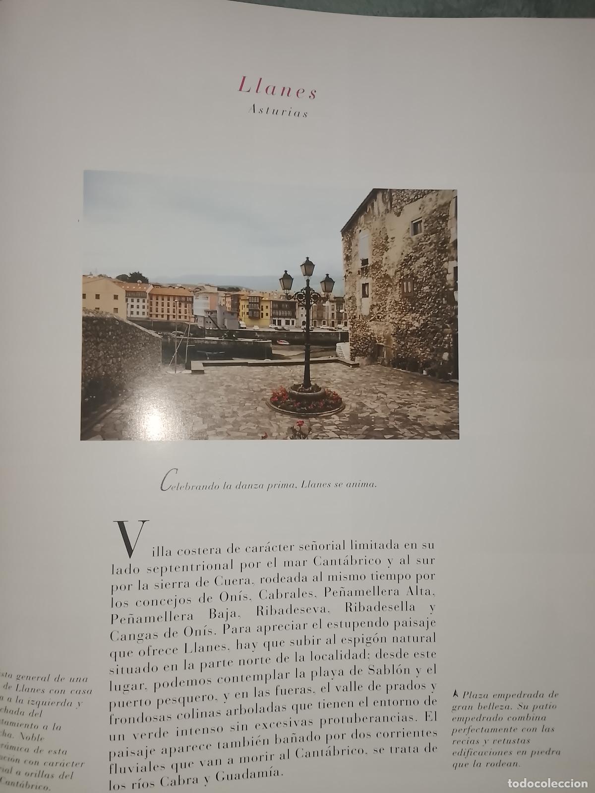 Otros Art&iacute;culos de Coleccionismo en Papel: INFORMACION GRAFICA 2 HOJAS - HISTORIA Y FOTOS A COLOR DE - ASTURIAS - LLANES