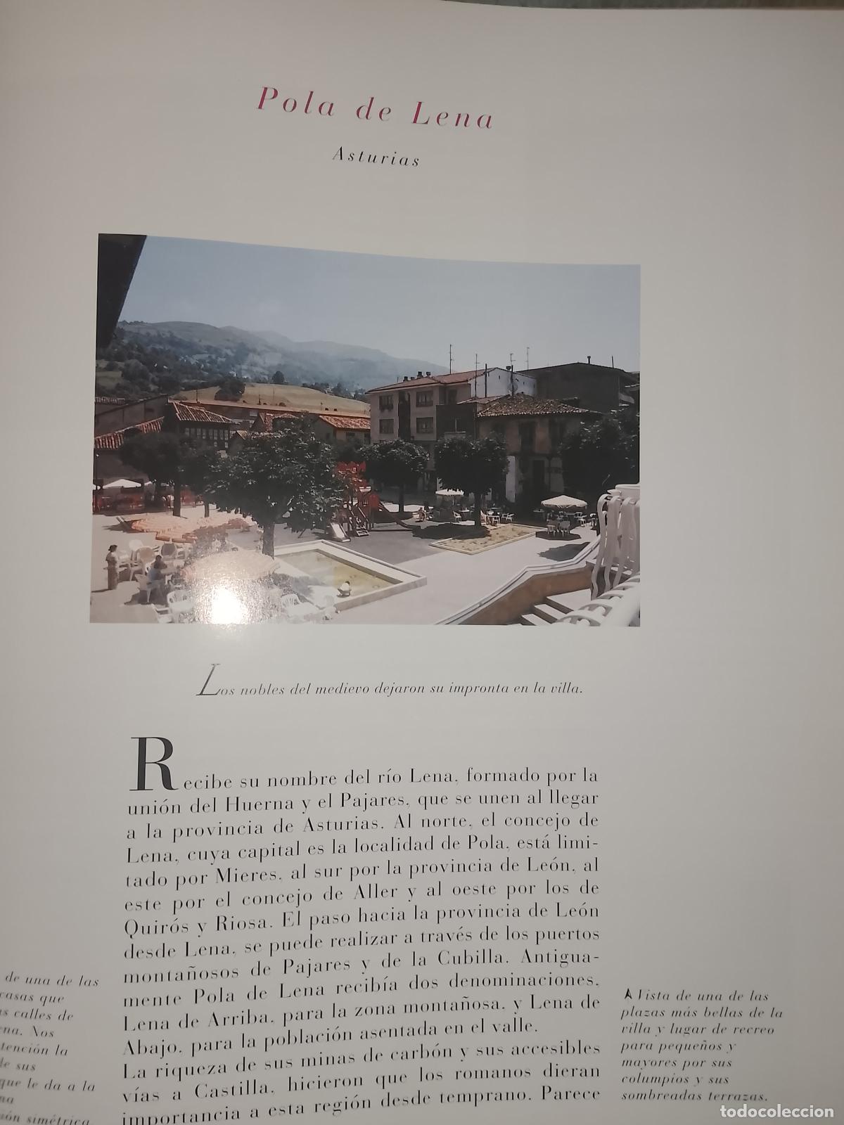 Otros Art&iacute;culos de Coleccionismo en Papel: INFORMACION GRAFICA 2 HOJAS - HISTORIA Y FOTOS A COLOR DE - ASTURIAS - POLA DE LENA