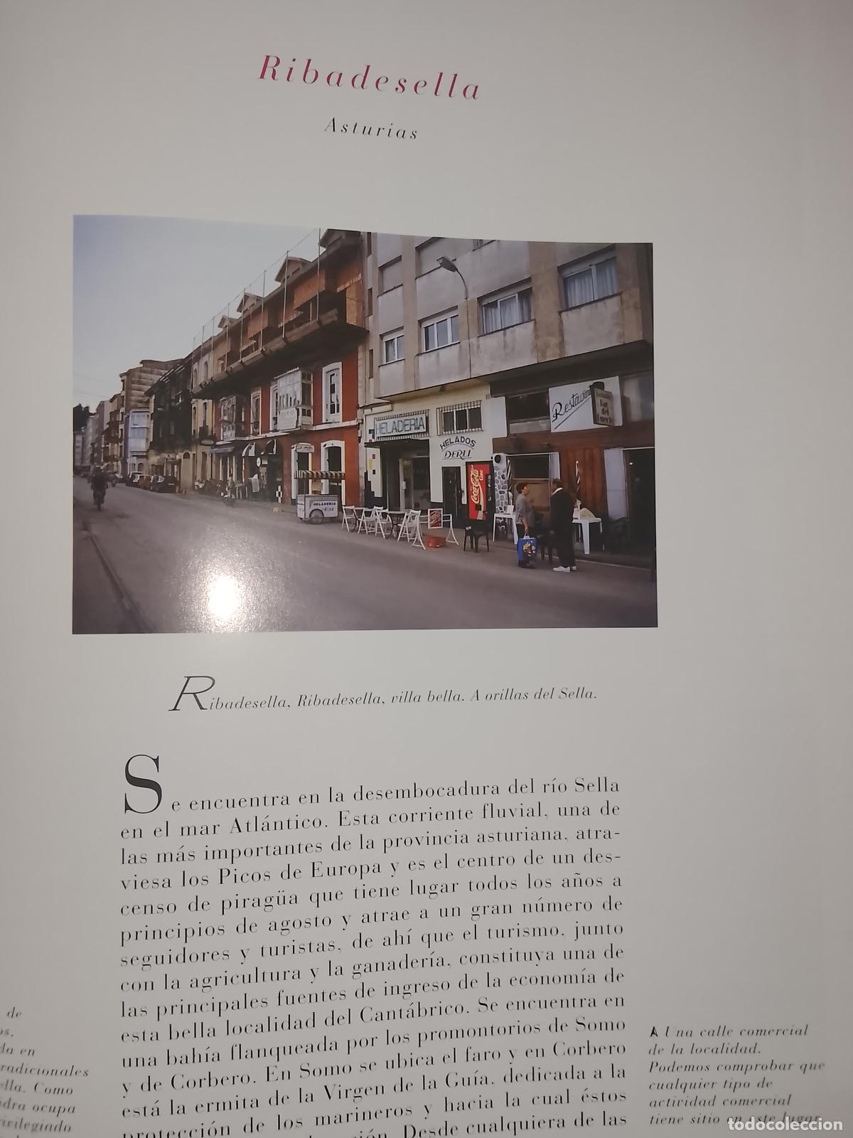 Otros Art&iacute;culos de Coleccionismo en Papel: INFORMACION GRAFICA 3 HOJAS - HISTORIA Y FOTOS A COLOR DE - ASTURIAS - RIBADESELLA